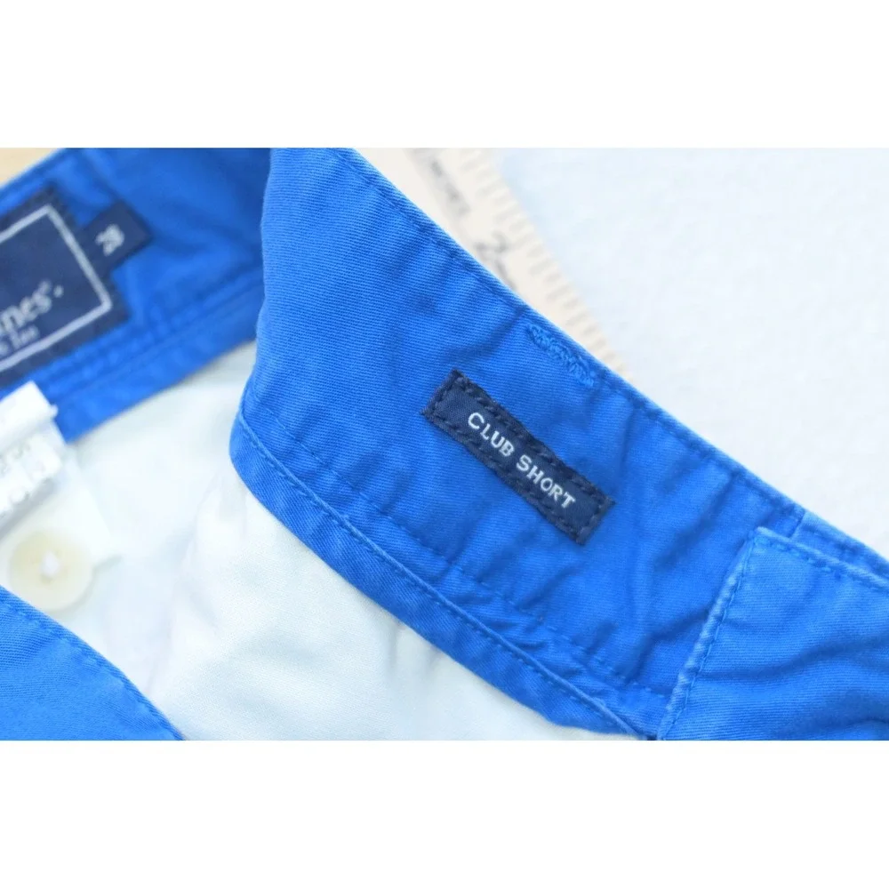 Vineyard Vines Club Short Mens Size 28 Blue Cotton Twill Preppy Excellent